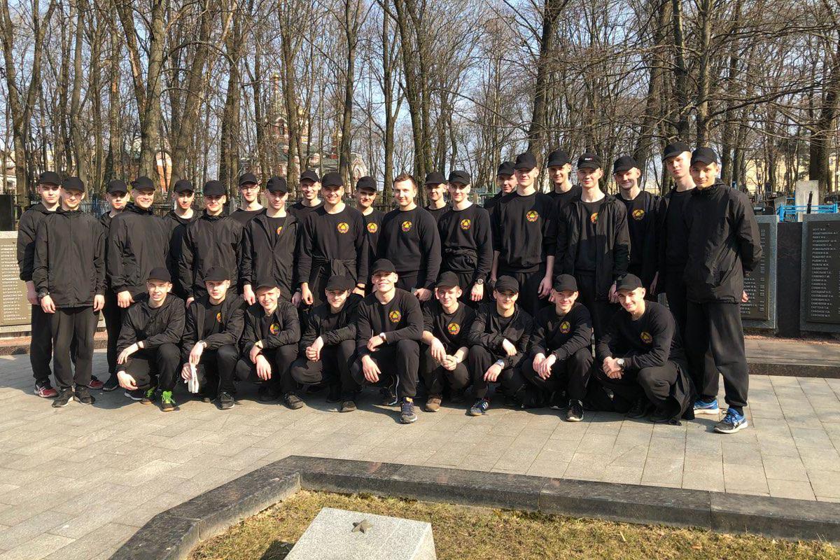 Cadets Took Part in the Action for the Improvement of the Military Cemetery